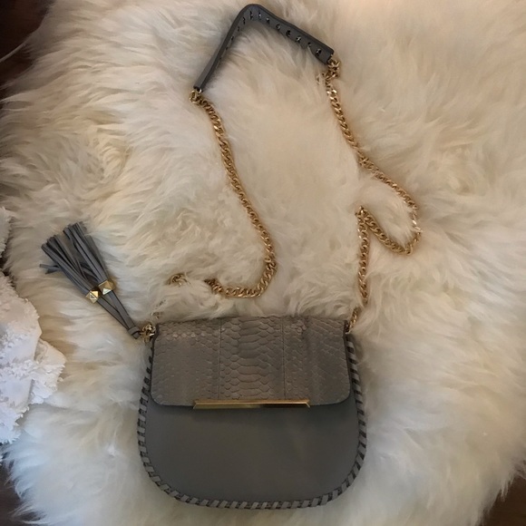 Handbags - Grey satchel - Host Pick 🌟